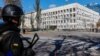UKRAINE -- Russian shelling. Crossroads of Shevchenko Boulevard, Volodymyrska. Kyiv, October 10, 2022