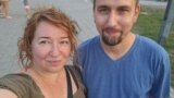 Елена Соловьева с мужем Николаем в Монреале, Канада 
